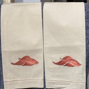 Henry Handwork Guest Towels Set of 2